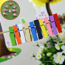 Beautiful Wooden clothes pegs wood small With Flower